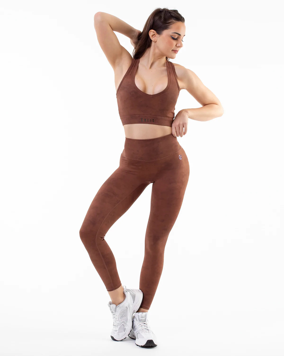 Second Skin Leggings Donna Marmorizzati